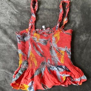 patrons of peace floral tank top